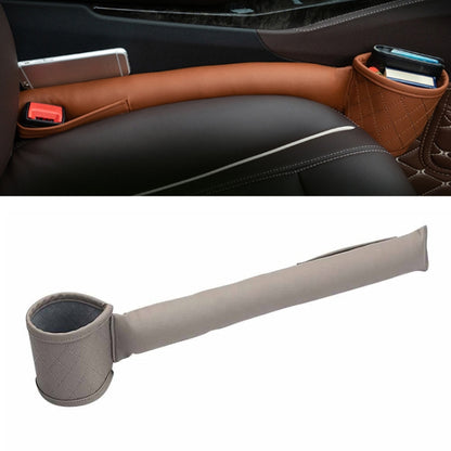 Car Seat Gap Leak-Proof Plugs Debris Storage Bag, Black Principal Driver, Black Co-pilot, Brown Principal Driver, Brown Co-pilot, Beige Principal Driver, Beige Co-pilot, Gray Principal Driver, Gray Co-pilot, Dark Brown Principal Driver