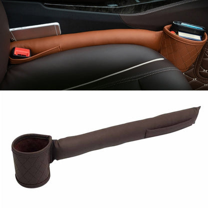 Car Seat Gap Leak-Proof Plugs Debris Storage Bag, Black Principal Driver, Black Co-pilot, Brown Principal Driver, Brown Co-pilot, Beige Principal Driver, Beige Co-pilot, Gray Principal Driver, Gray Co-pilot, Dark Brown Principal Driver