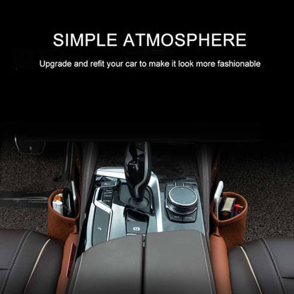 Car Seat Gap Leak-Proof Plugs Debris Storage Bag, Black Principal Driver, Black Co-pilot, Brown Principal Driver, Brown Co-pilot, Beige Principal Driver, Beige Co-pilot, Gray Principal Driver, Gray Co-pilot, Dark Brown Principal Driver