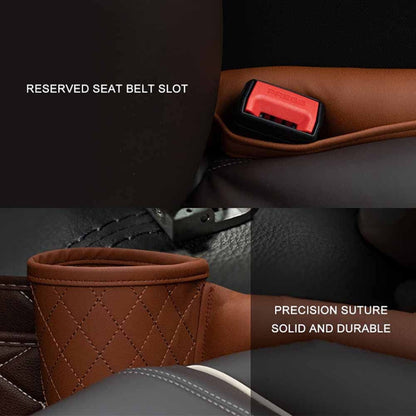 Car Seat Gap Leak-Proof Plugs Debris Storage Bag, Black Principal Driver, Black Co-pilot, Brown Principal Driver, Brown Co-pilot, Beige Principal Driver, Beige Co-pilot, Gray Principal Driver, Gray Co-pilot, Dark Brown Principal Driver