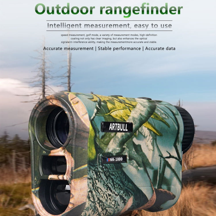 ARTBULL NK-1000 Camouflage Golf Rangefinder Rechargeable Telescope, Random Color Delivery, NK-1000