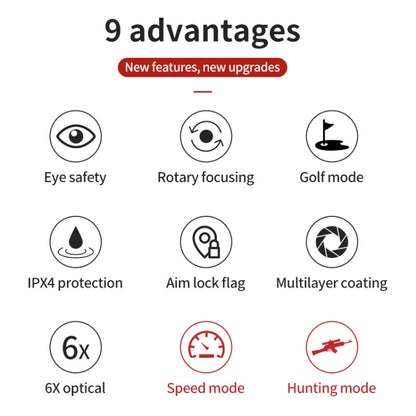ARTBULL 1000m Golf Laser Rangefinder Telescope Altimeter Speedometer, ARTBULL 1000m