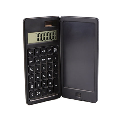 Solar Calculator Handwriting Board Learning Office Portable Folding LCD Writing Board, Solar & Button Battery