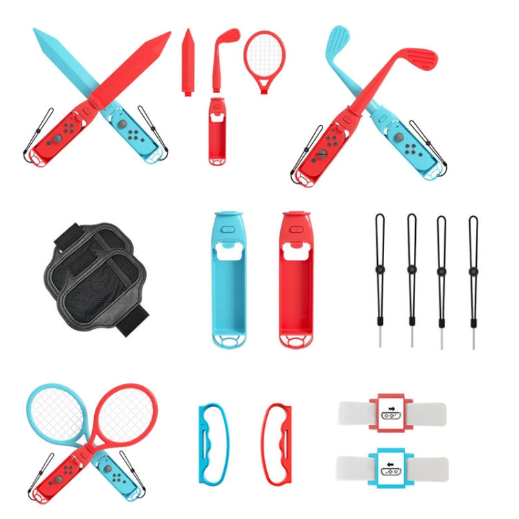 IPLAY HBS-506 For Switch 18 In 1 Lightsaber + Golf Racket + Grip Somatosensory Sports Set, IPLAY 18 In 1