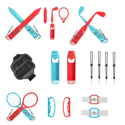IPLAY HBS-506 For Switch 18 In 1 Lightsaber + Golf Racket + Grip Somatosensory Sports Set, IPLAY 18 In 1