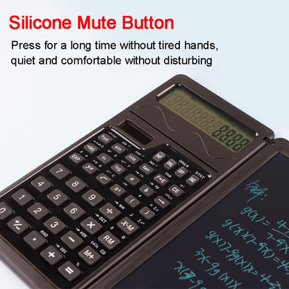 Solar Function Calculator Handwriting Pad 10 Digits Display Portable Handwriting Board, Solar Function Calculator
