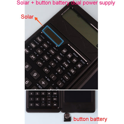 Solar Function Calculator Handwriting Pad 10 Digits Display Portable Handwriting Board, Solar Function Calculator
