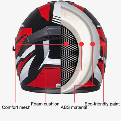 GXT Electric Vehicle Four Seasons Sun Protection & Windshield Double Lens Helmet, M, L, XL