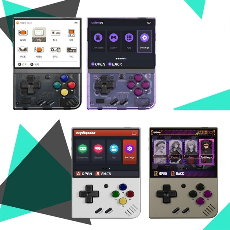 Miyoo Mini Plus 3.5 Inch IPS Screen Retro Handheld Game Console, NO Card 0 Games, 32GB 9K Games, 64GB 15K Games, 128GB 25K Games