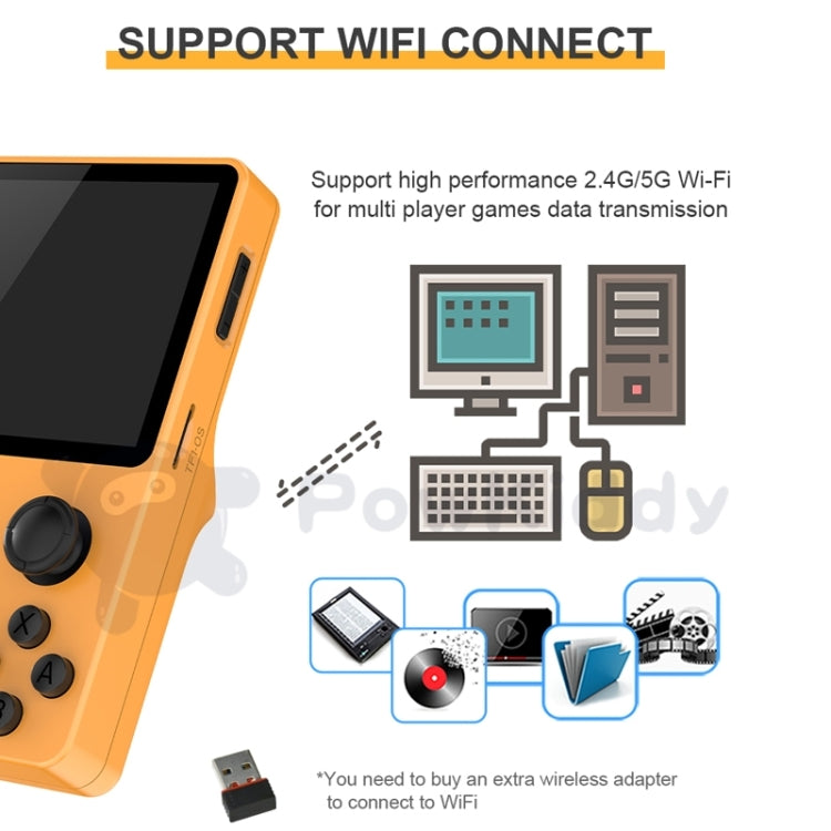 POWKIDDY RGB20S  3.5-Inch IPS Screen Retro Open Source Handheld Game Console, 16GB Without Game, 16GB+32GB, 16GB+64GB, 16GB+128GB, 16GB+256GB