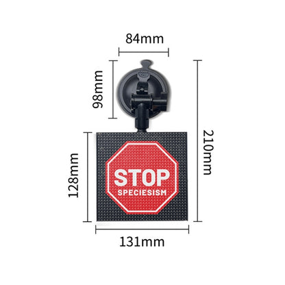 LED Dynamic Emoticon Car Display Screen 5V USB Interface, USB Interface