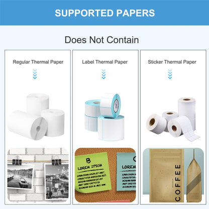 C17 Bluetooth Pocket Mini Label Printer Inkless Thermal Printer Wireless Photo Printer, White, Pink, Blue