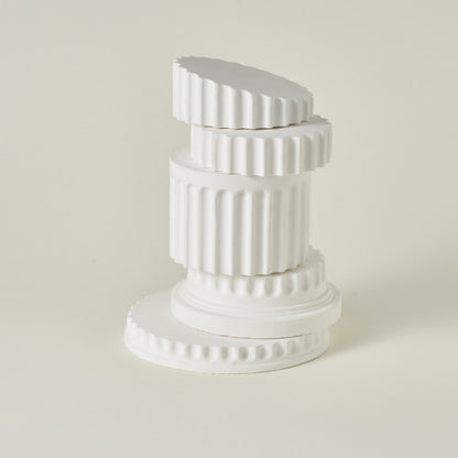 Roman Column Plaster Photography Props Still Life Ornament, 5pcs/set, Base 1, Base 2, Base 3, Base 4, Base 5