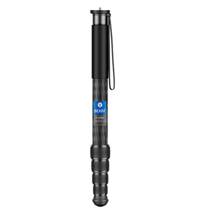 Carbon Fiber Monopod Travel Shooting Mobile Phone Live Selfie Bracket Retractable Portable Monopod, BEXIN P335CF-S, BEXIN P336CF-S, BEXIN P365CF-S, BEXIN P366CF-S, BEXIN P405CF-S, BEXIN P406CF-S