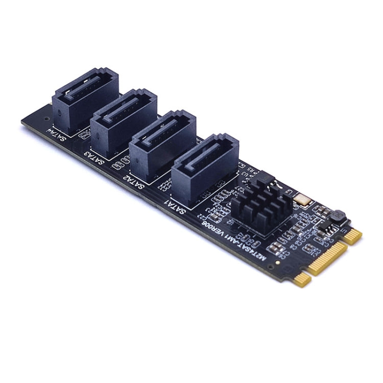 JMB582 M2 KEY-M NVME PCI-E To SATA3.0 Hard Disk Transfer Card, M2 KEY-M NVME PCI-E To SATA3.0