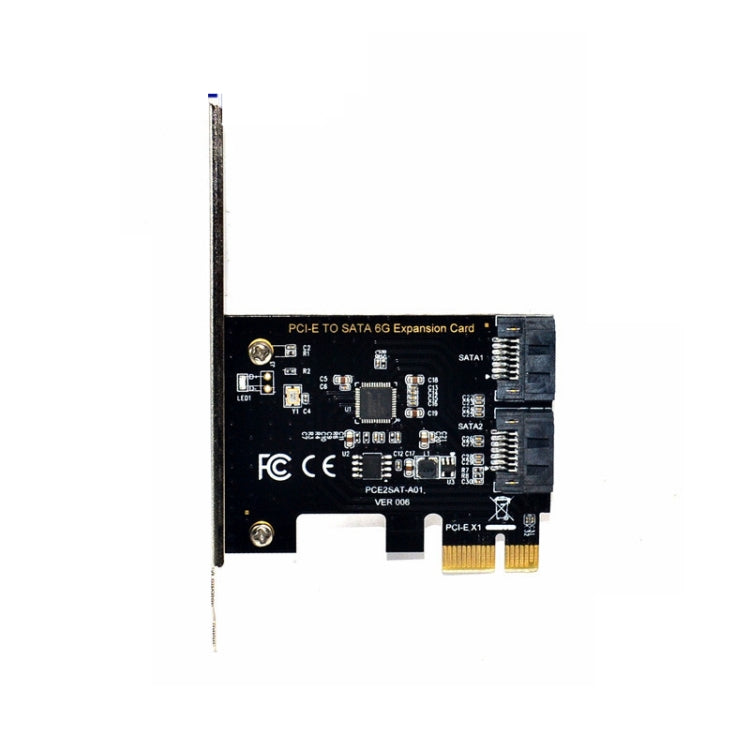 PCE2SAT-A01 PCI-E 1X To SATA3.0 Expansion Card 6 Gbps Transfer Card, PCE2SAT-A01
