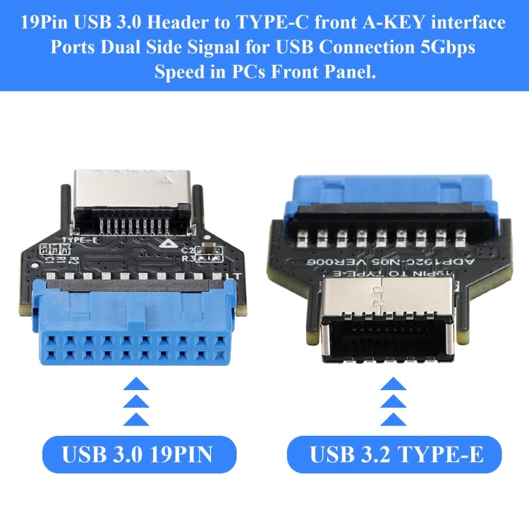 USB 3.0 19PIN Header to Type-E Front A-Key Interface Extend USB Ports to PC, USB 3.0 19PIN   Outward, USB 3.0 19PIN   Up-high, USB 3.0 19PIN   Upward