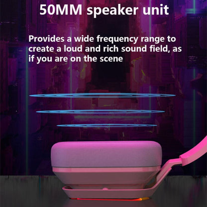 Ajazz AX368 Computer Game Audio Recognition RGB Headset, AX368 7.1 Channel Version Pink, AX368 3.5mm Version Pink, AX368 3.5mm Version Black