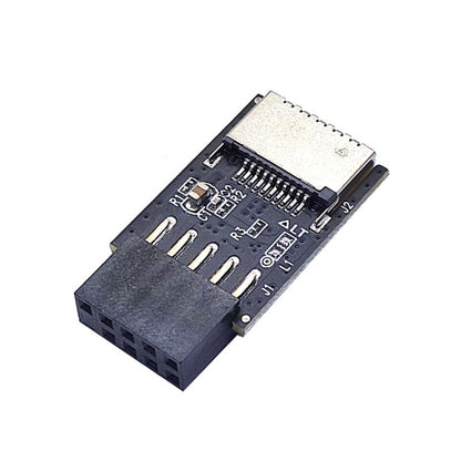 USB 2.0 Front Panel Header USB 9pin To USB 2.0 Type-E Internal Adapter, USB 2.0 9pin