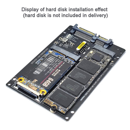 SATA 22PIN To MSATA Or M.2 NGFF SATA Card 2 In 1 SSD Converter Card, Only Card, With SATA 22pin Cable, With USB 3.0 Cable