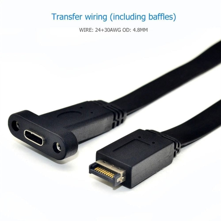 USB 3.1 Type-E To USB-C / Type-C Connector Front Panel Header, 0.3m High Profile Bracket, 0.5m High Profile Bracket, 0.3m Low Profile Bracket, 0.5m Low Profile Bracket