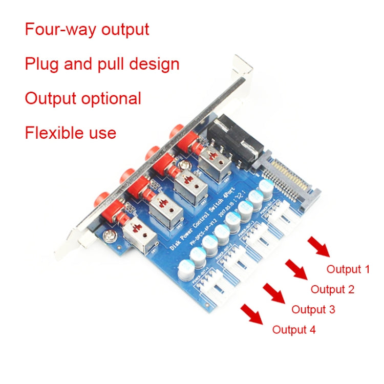 Desktop Computer Disk Drive Power Control Switch Saving Power Controller, Control Switch