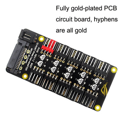 PWM Fan Hub Desktop Computer CPU Fan Expander Supports 3Pin&4Pin, PH35