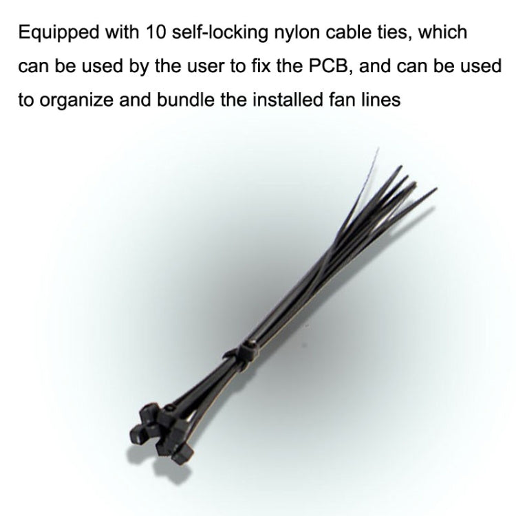PWM Fan Hub Desktop Computer CPU Fan Expander Supports 3Pin&4Pin, PH35
