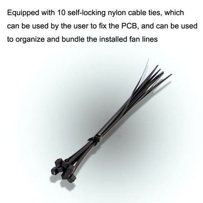 PWM Fan Hub Desktop Computer CPU Fan Expander Supports 3Pin&4Pin, PH35