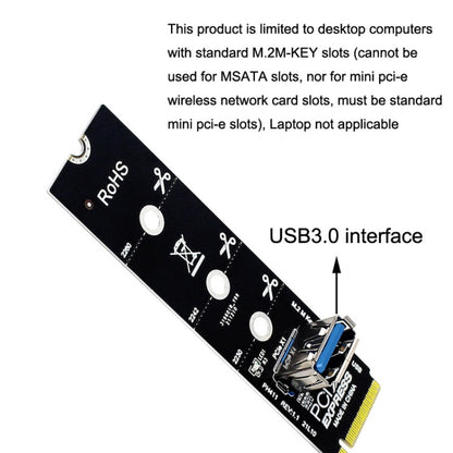 5pcs NGFF M.2 Rotor PCI-E Channel USB3.0 Transfer Card Graphics Extension Transfer, NGFF M.2 to PCI-E Channel