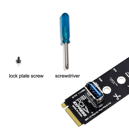5pcs NGFF M.2 Rotor PCI-E Channel USB3.0 Transfer Card Graphics Extension Transfer, NGFF M.2 to PCI-E Channel