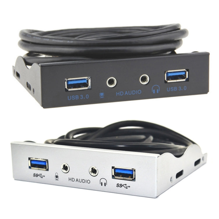 3.5-Inch  2 USB 3.0+HD AUDIO Port Desktop PC Floppy Drive Front Panel, 2 USB 3.0+HD AUDIO Silver White, 2 USB 3.0+HD AUDIO Black