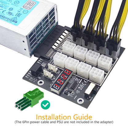 2200W To 6P Graphics Card Power Board For HP Server Power Supply, ATX2028-N01