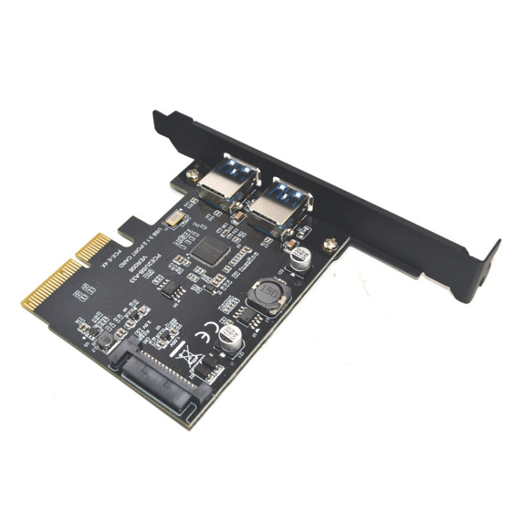 USB3.2 Expansion Card GEN2 Type-A Port ASMedia ASM3142 Transfer 10Gbps, PCE2USB-A32