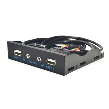 3.5-Inch  2 USB 2.0+HD AUDIO Port Desktop PC Case Floppy Drive Front Panel, 2 USB 2.0+HD AUDIO Black, 2 USB 2.0+HD AUDIO Silver White