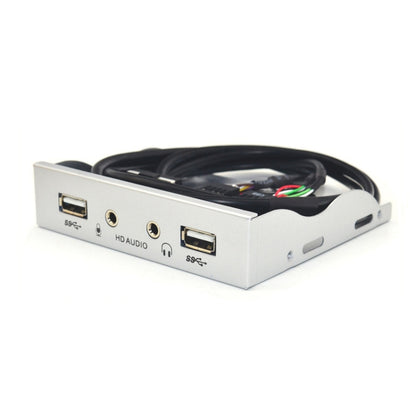 3.5-Inch  2 USB 2.0+HD AUDIO Port Desktop PC Case Floppy Drive Front Panel, 2 USB 2.0+HD AUDIO Black, 2 USB 2.0+HD AUDIO Silver White