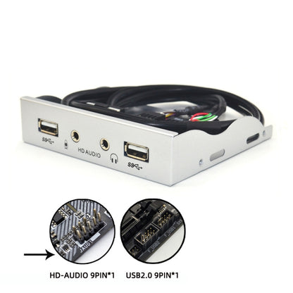 3.5-Inch  2 USB 2.0+HD AUDIO Port Desktop PC Case Floppy Drive Front Panel, 2 USB 2.0+HD AUDIO Black, 2 USB 2.0+HD AUDIO Silver White