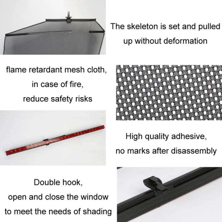 Automobile Automatic Lift Glass Window Sunshade, Left Window, Right Window, Rear Left Window, Rear Right Window, 1 Pair Front Window, 1 Pair Rear Window