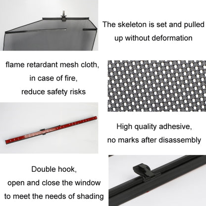 Automobile Automatic Lift Glass Window Sunshade, Left Window, Right Window, Rear Left Window, Rear Right Window, 1 Pair Front Window, 1 Pair Rear Window