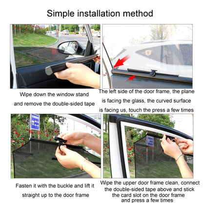 Automobile Automatic Lift Glass Window Sunshade, Left Window, Right Window, Rear Left Window, Rear Right Window, 1 Pair Front Window, 1 Pair Rear Window