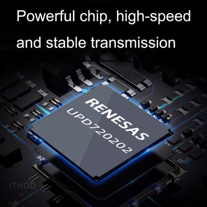 Mini PCI-E To USB3.2 GEN1 Front 19Pin 2 Ports Transfer Card Supports Half High, SATA, S 4PIN Electric Point