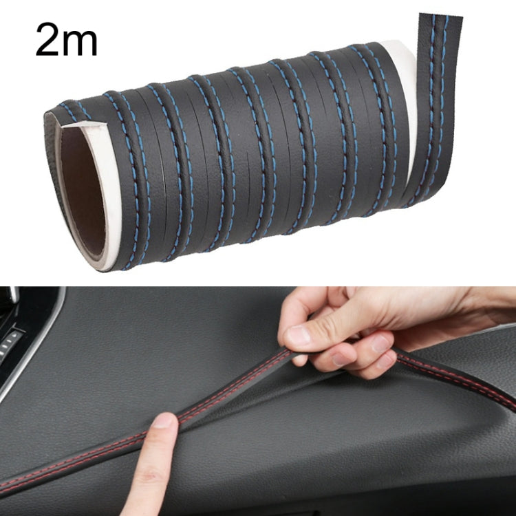 Car Center Console Interior Modification Leather Gap Strip, 0.5m, 2m, 8m