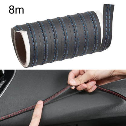 Car Center Console Interior Modification Leather Gap Strip, 0.5m, 2m, 8m