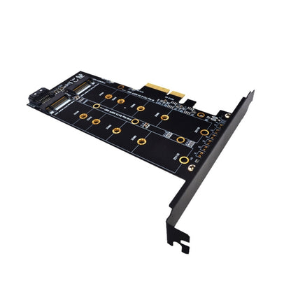 M.2 PCIe SSD Adapter Card PCIE 4x to M.2 Key M B Dual Interface Card, PCENGFF-N01