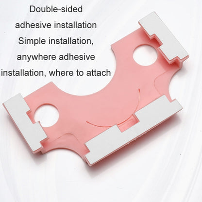 Car Multi-functional Adhesive Bill Card Holder, Smile Black, Smile Beige, Smile Pink, Grid Black, Grid Beige, Grid Pink