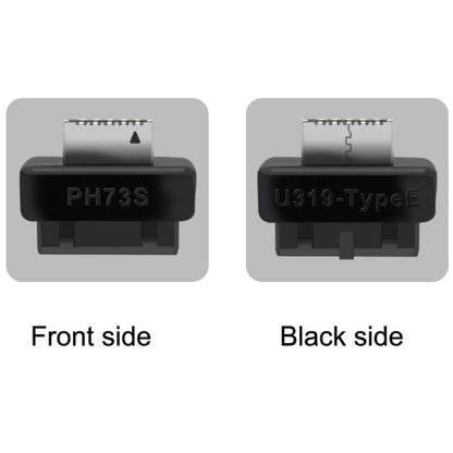 2pcs Mainboard USB3 19P/20P to TYPE-E Adapter Chassis Front TYPE-C/USB-C Plug Port, 2pcs