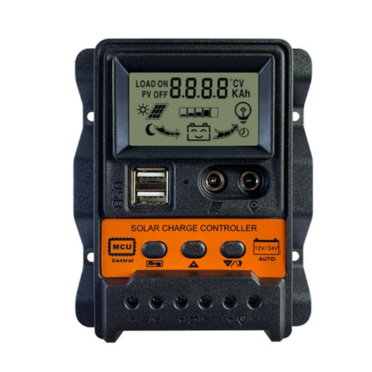 Dual DC Current Display 12V24V Solar Controller LCD PWM Photovoltaic Power Generation Controller, K1688 30A, K1688 10A, K1688 20A