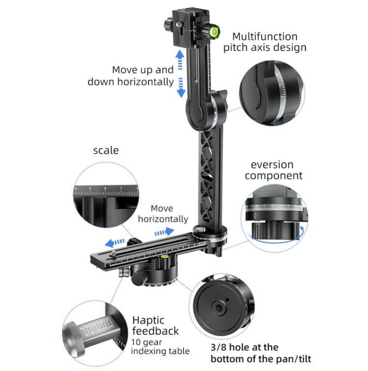 BEXIN  GH-720A Tripod Head  720 Degree Rotating Panorama Head, GH-720A