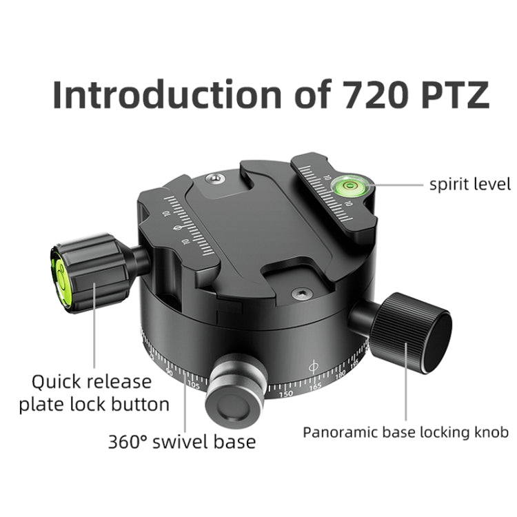 BEXIN  GH-720A Tripod Head  720 Degree Rotating Panorama Head, GH-720A