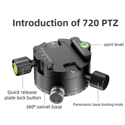 BEXIN  GH-720A Tripod Head  720 Degree Rotating Panorama Head, GH-720A